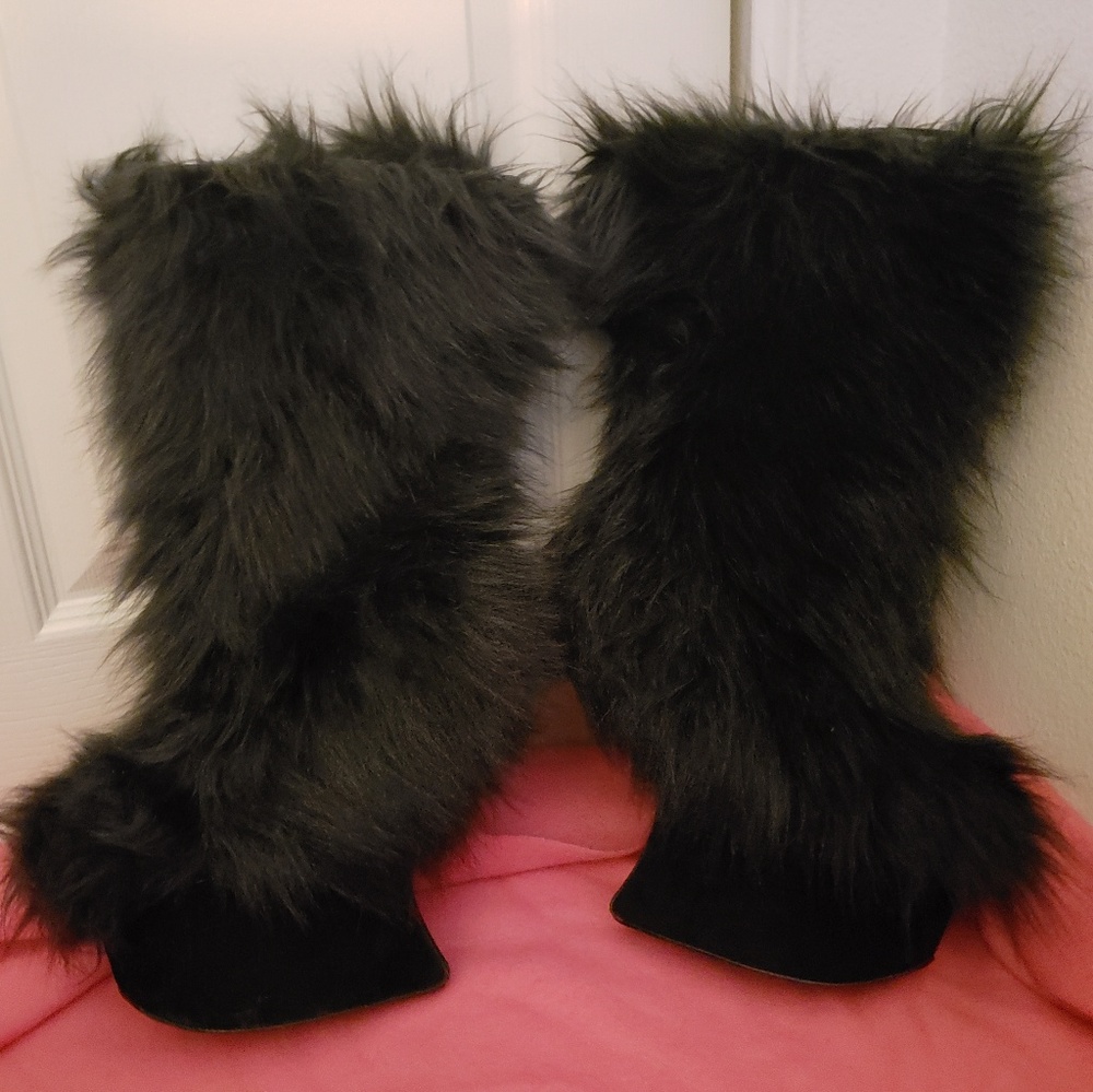 Goat hoof style boots custom made